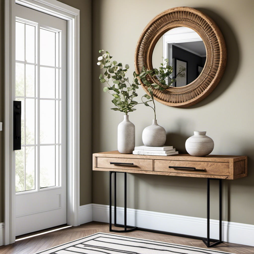 wall mounted console table