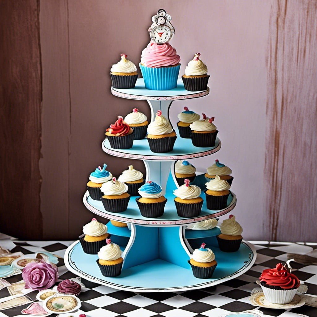 whimsical cupcake stand