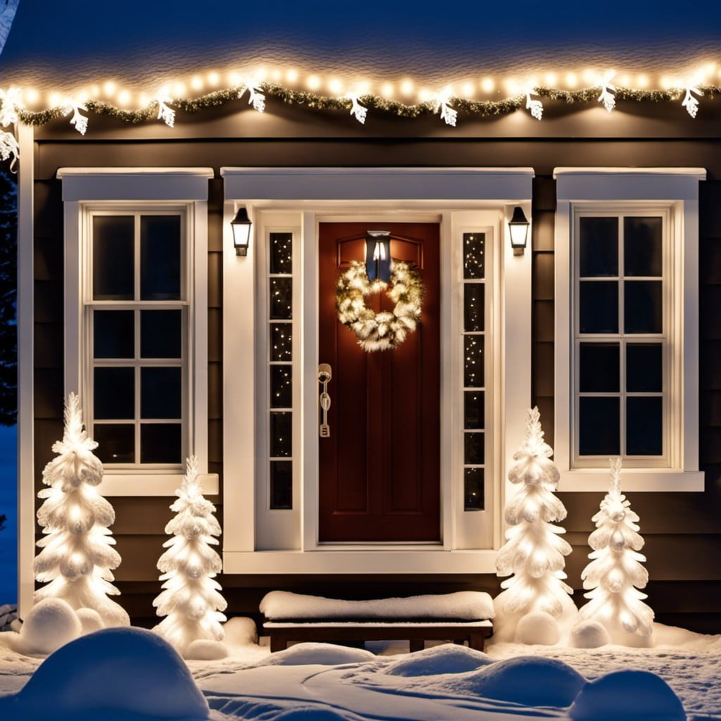 white led mini lights around the house