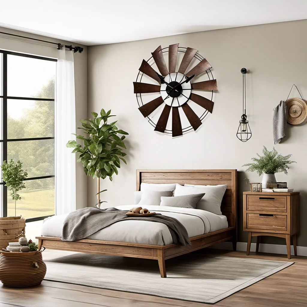 windmill wall clock