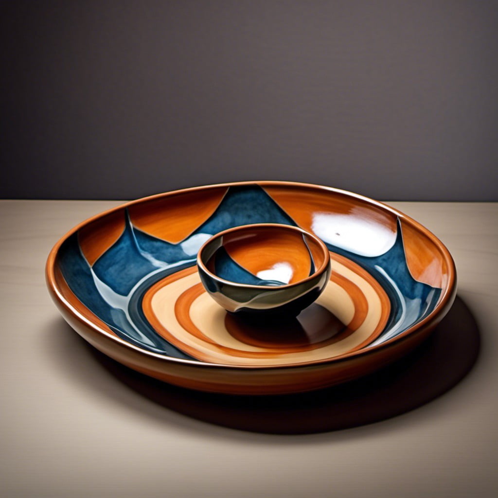 abstract sculpture dish
