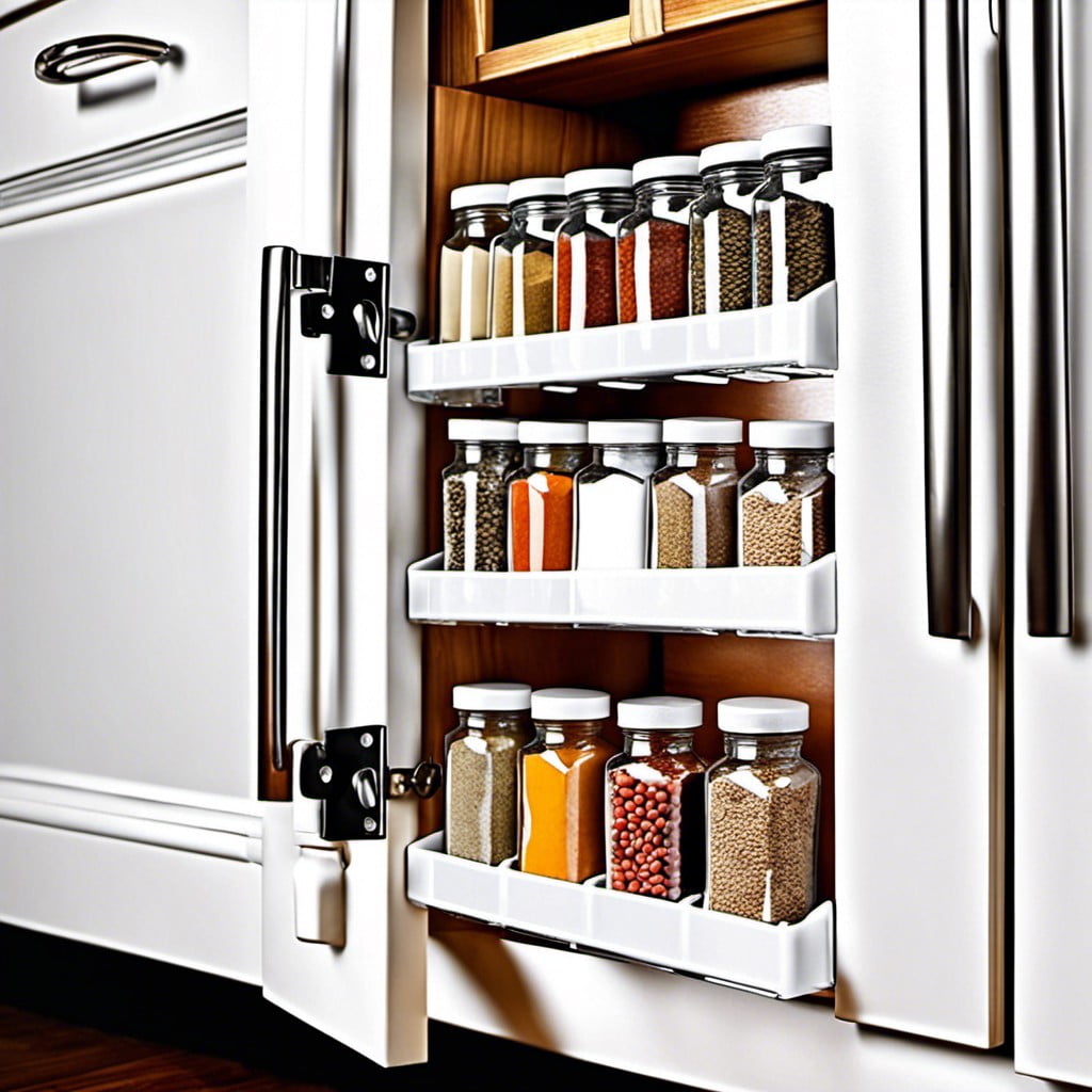 acrylic spice rack organizer