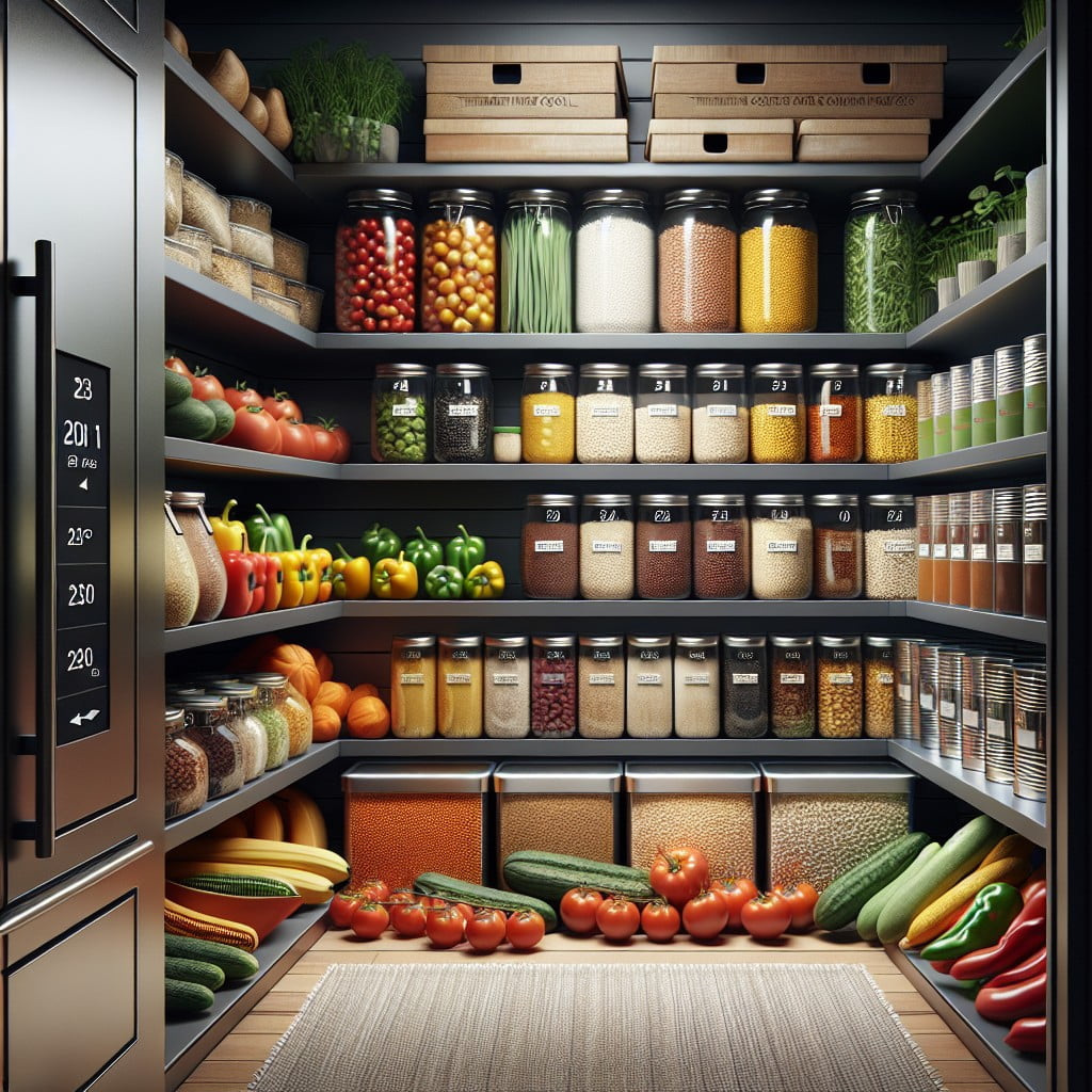 advantages of streamlined shelves for pantry temperature control