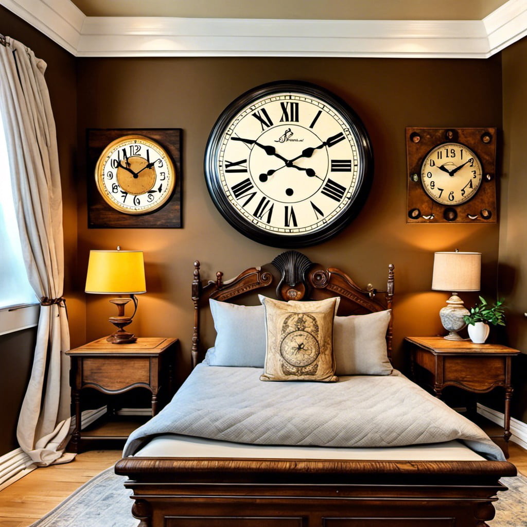 antique wall clock display