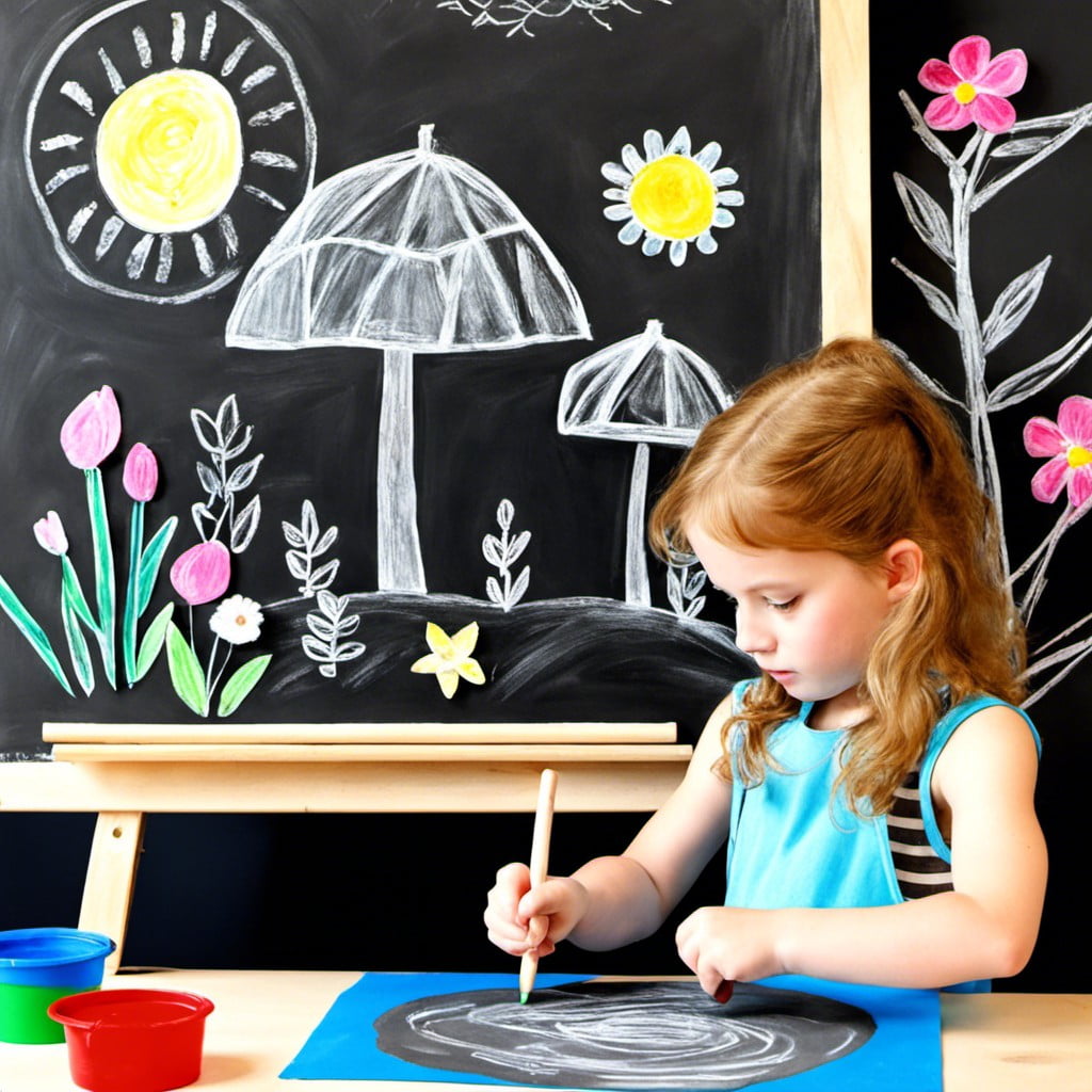april chalkboard craft ideas for kids