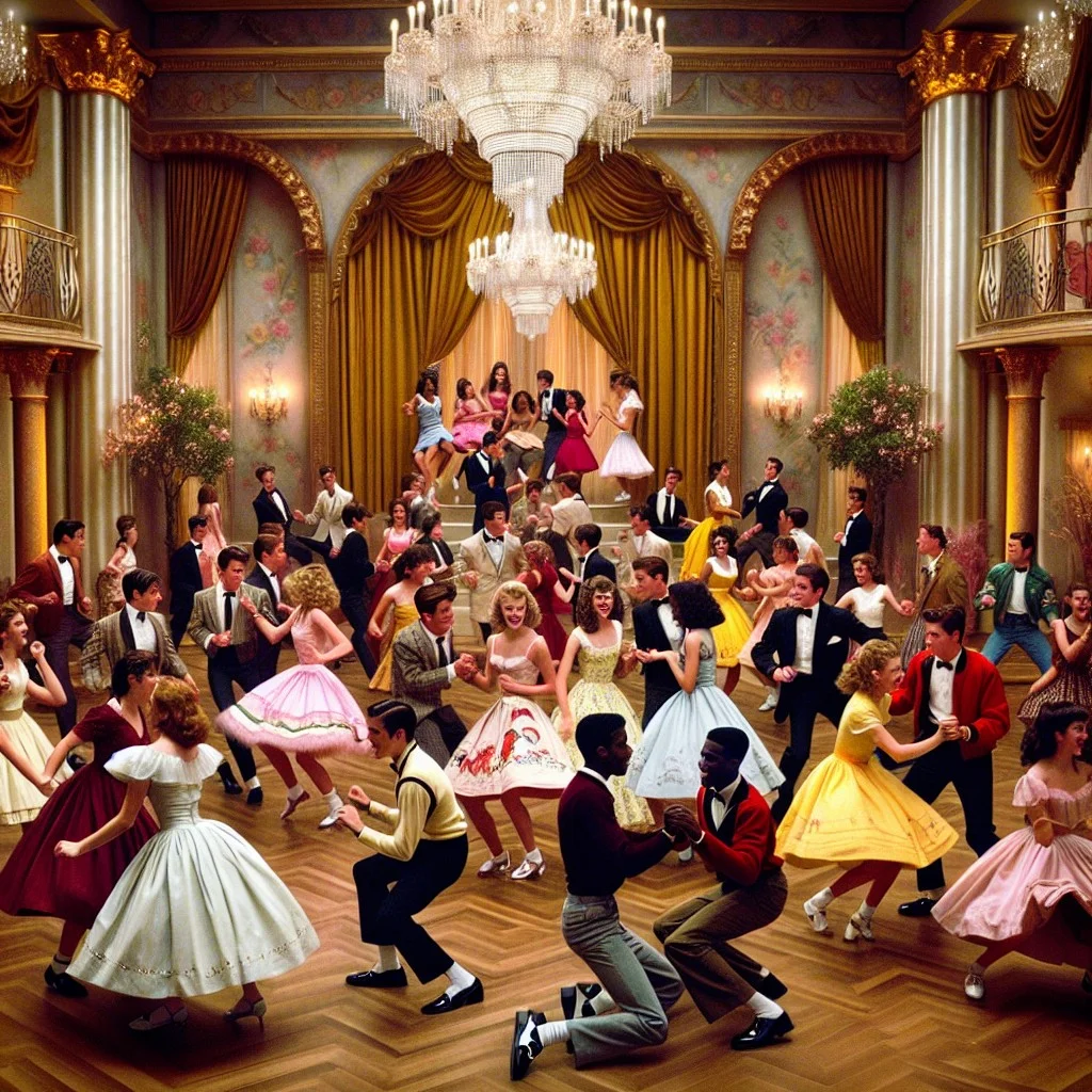arrange a classic hollywood dance off
