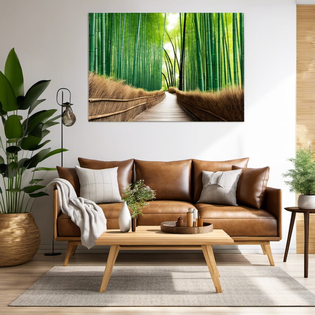 bamboo wall art