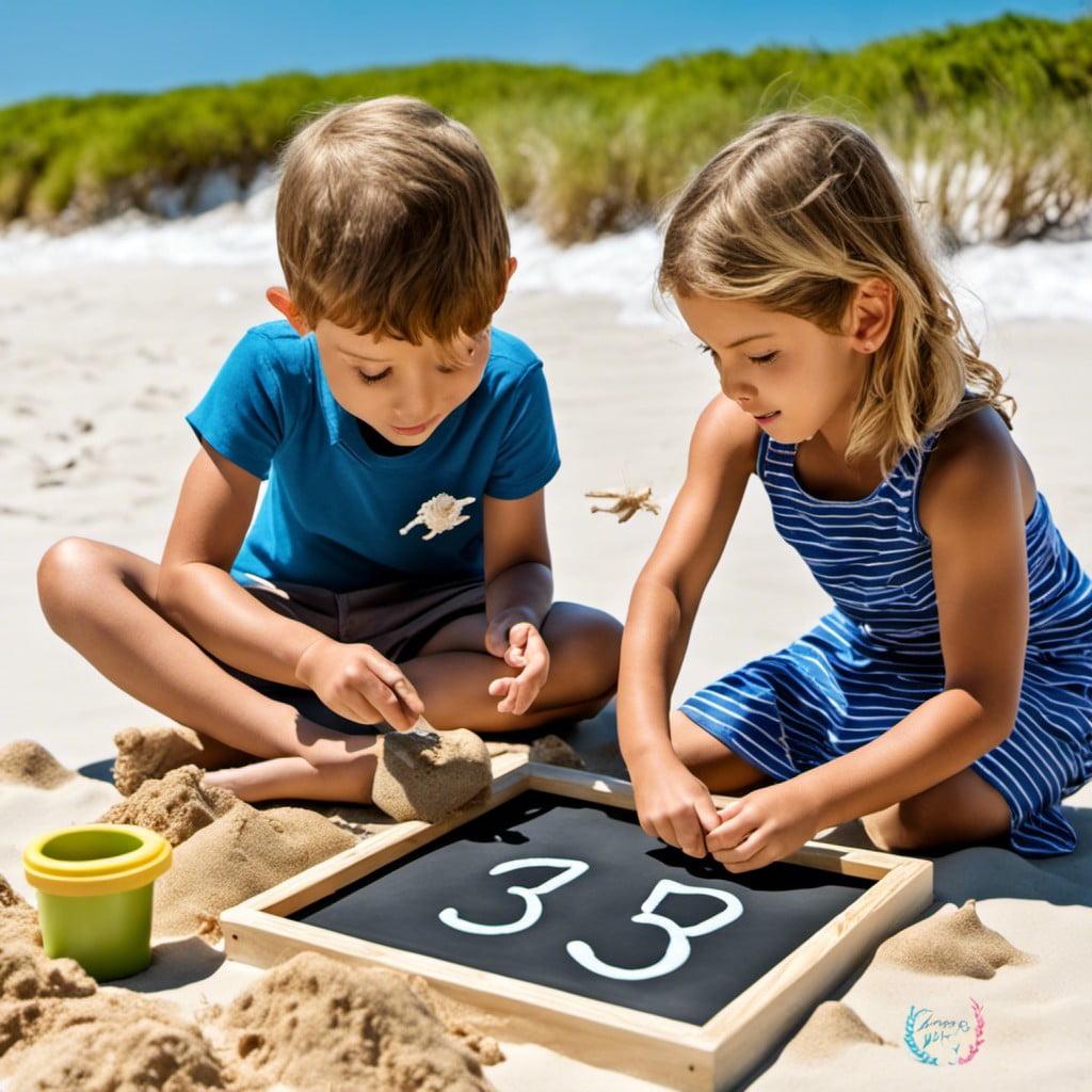 beach themed counting activities