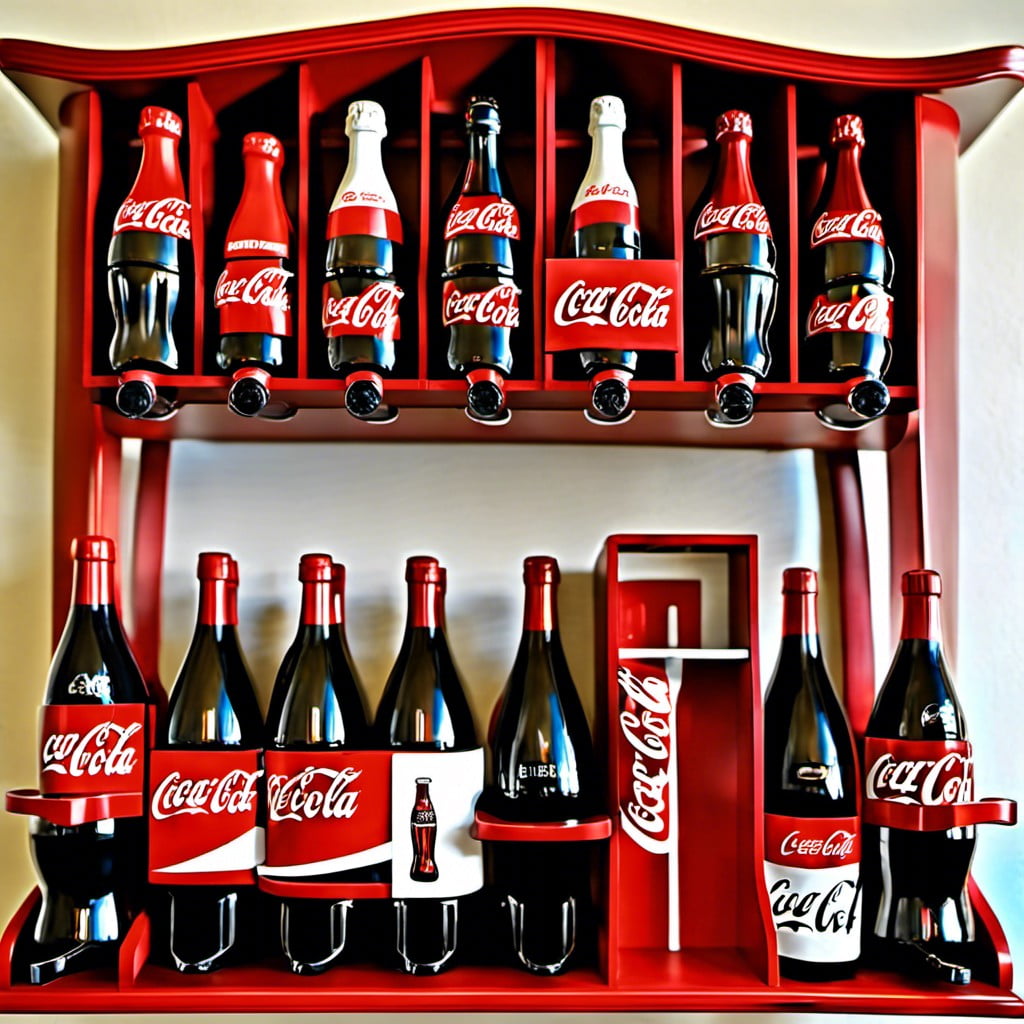 bespoke coca cola wine rack ideas