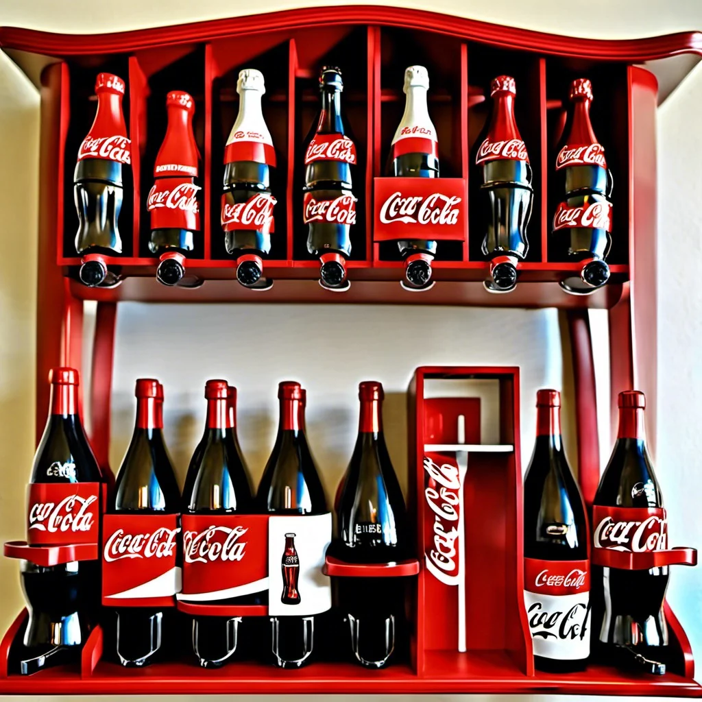 bespoke coca cola wine rack ideas