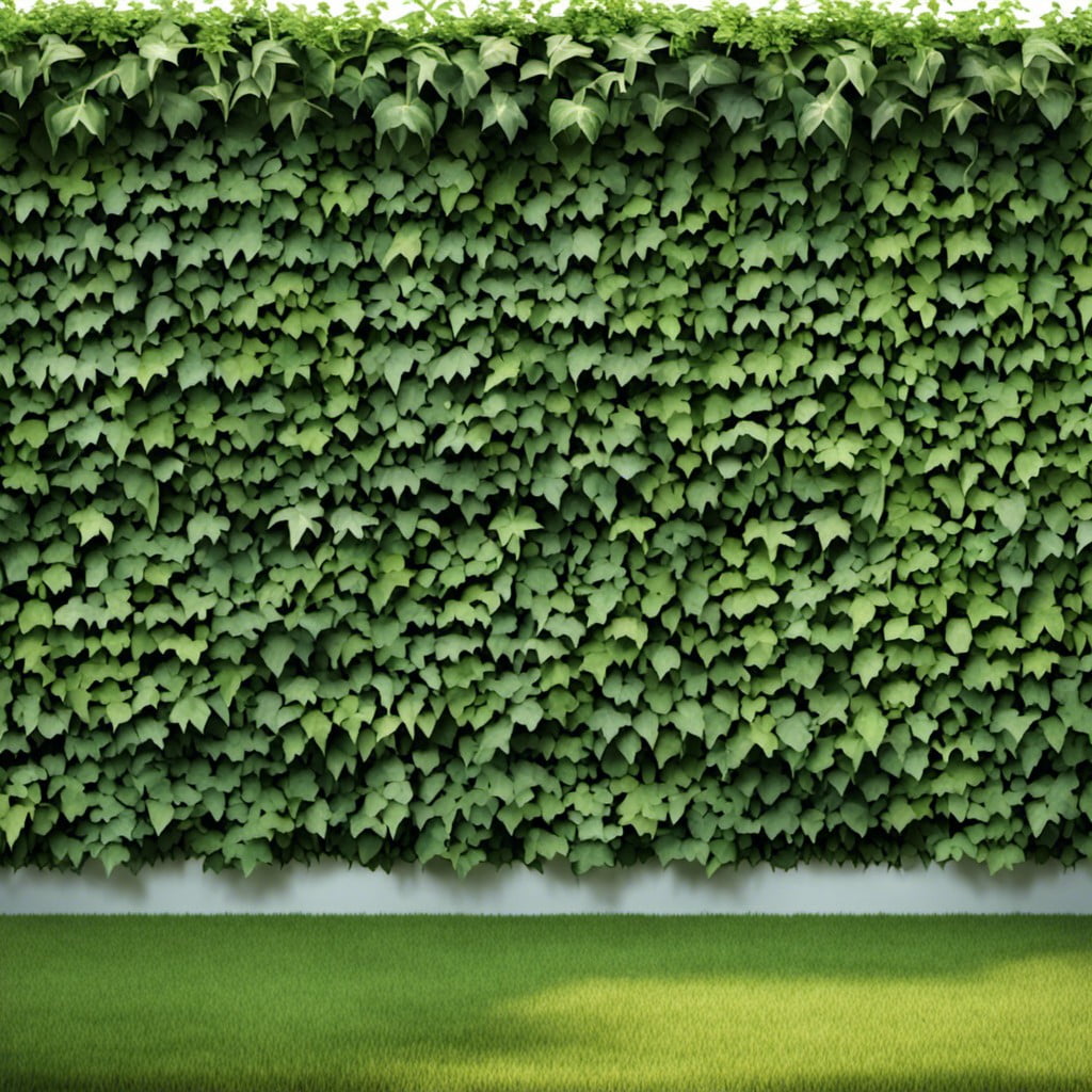 best plant species for a real ivy wall