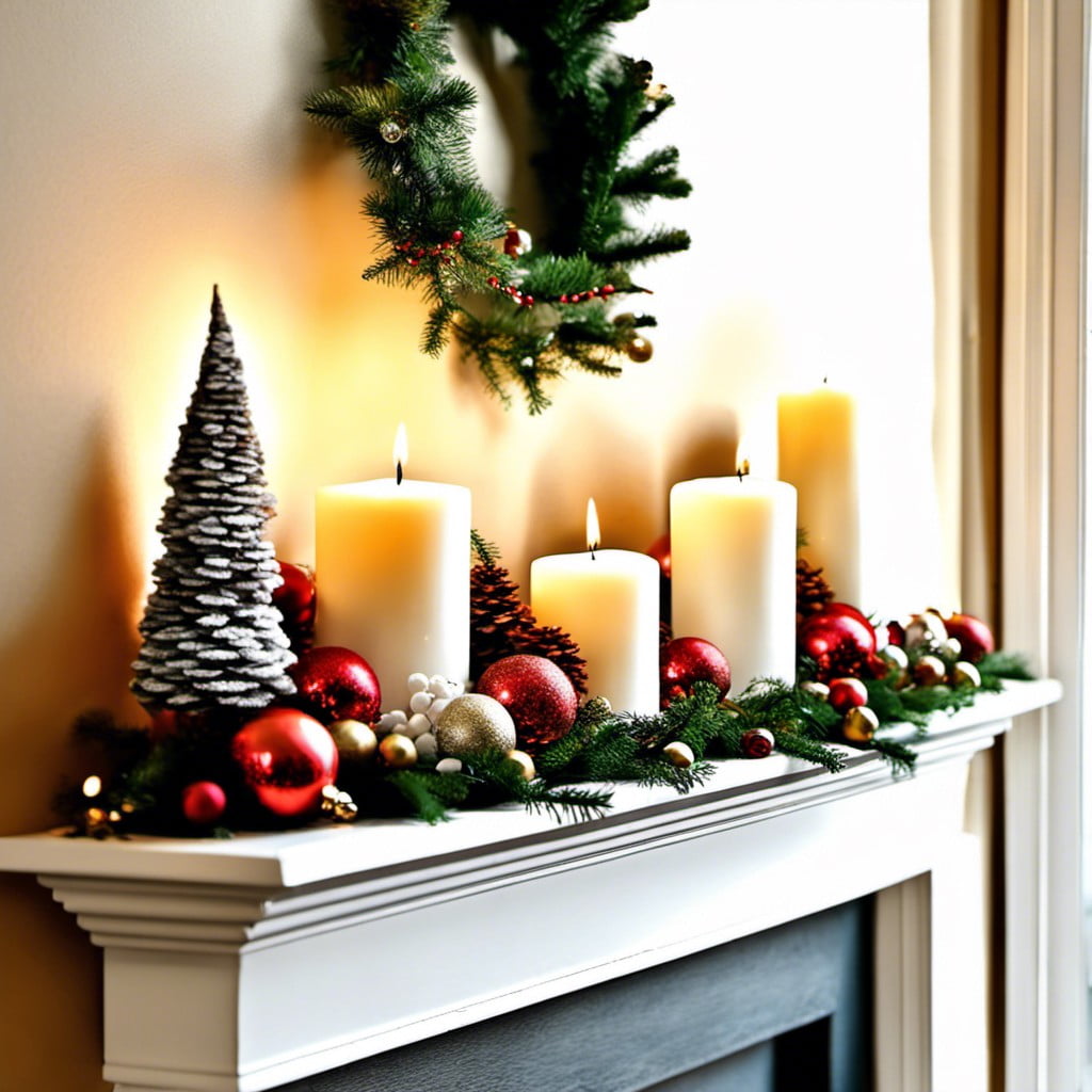 blend in seasonal holiday decor