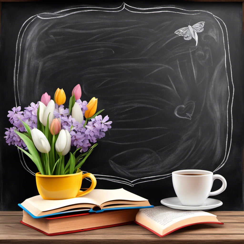 book recommendations on april chalkboard