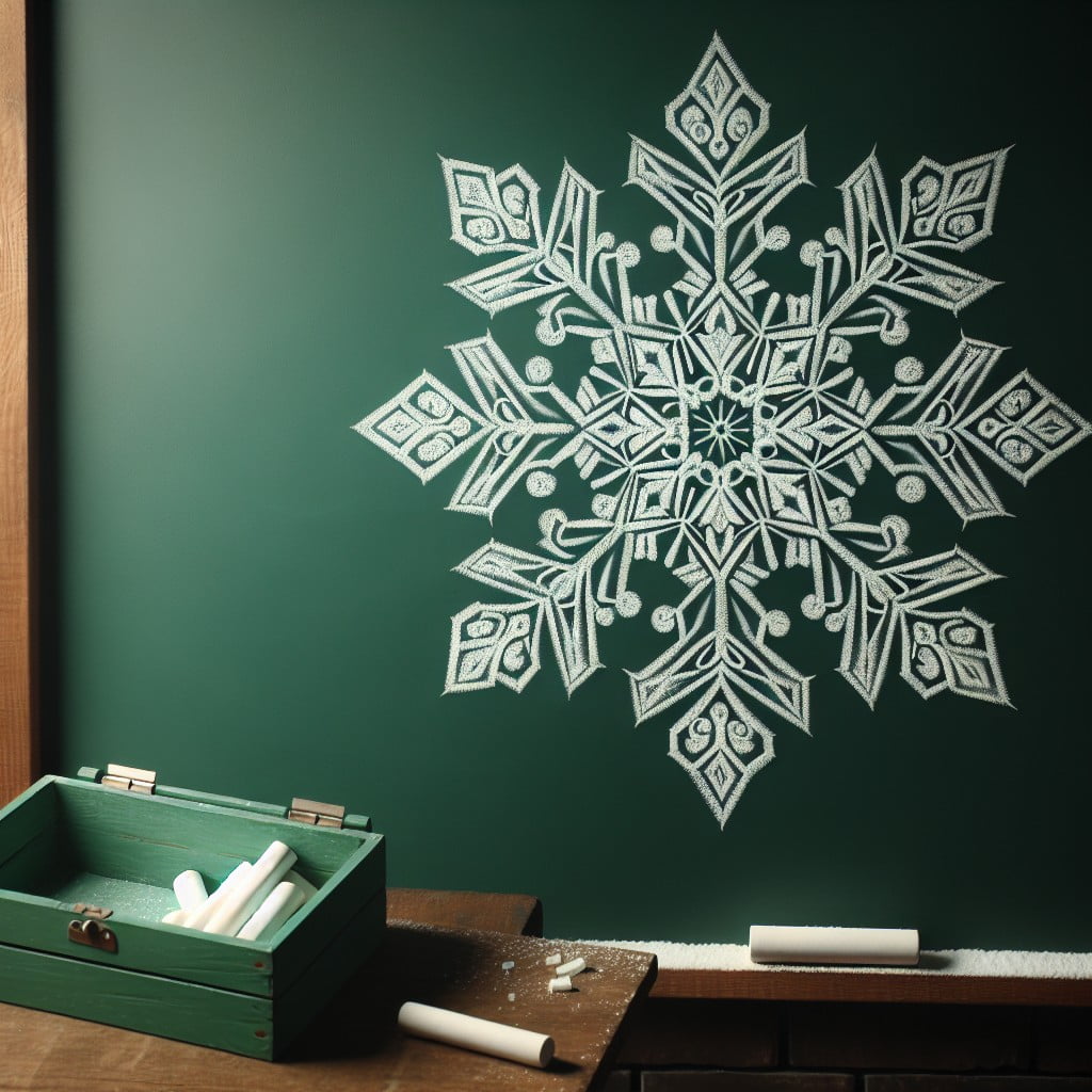 chalk snowflake templates for beginners