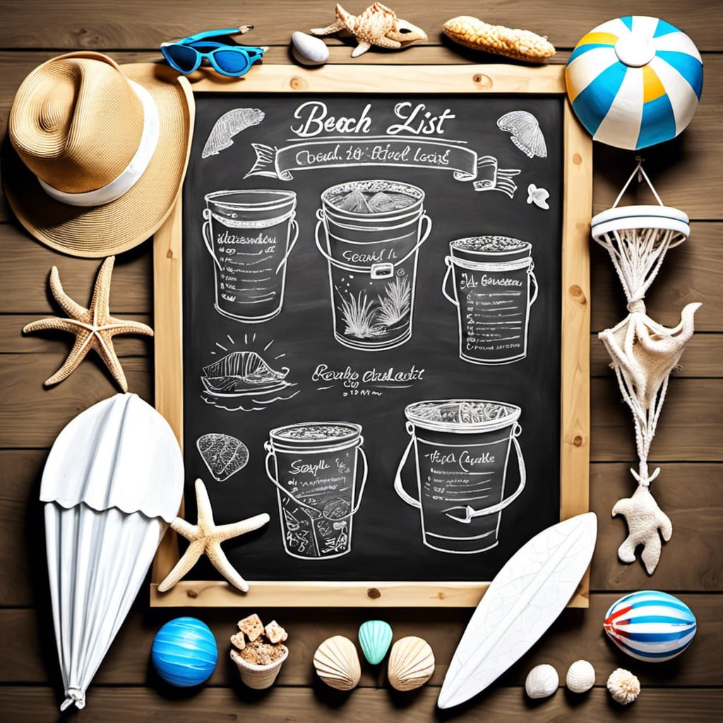 chalkboard bucket list