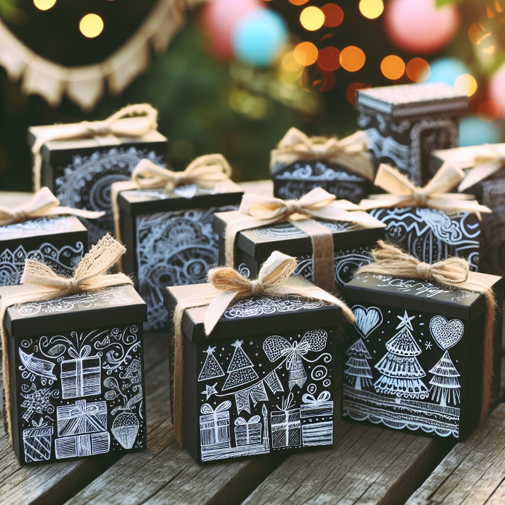 chalkboard favor boxes