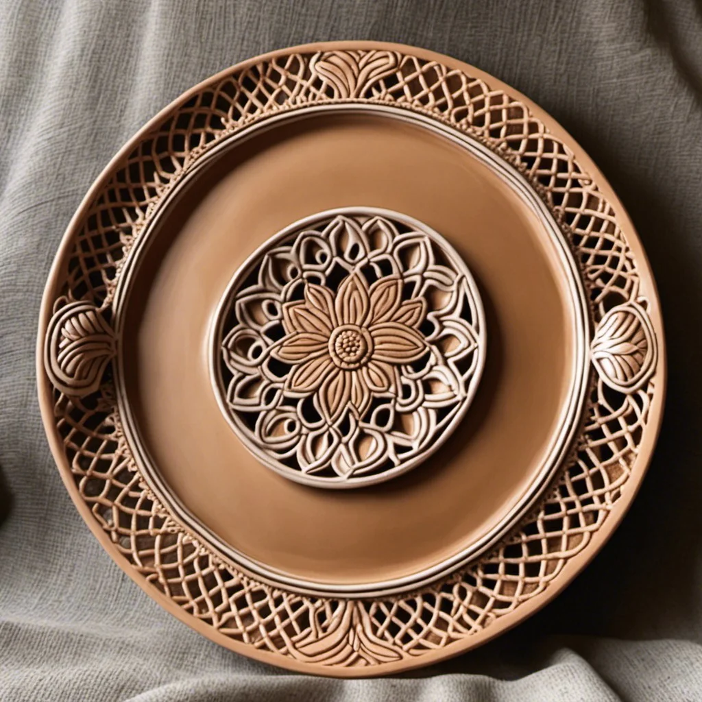 clay lace tray