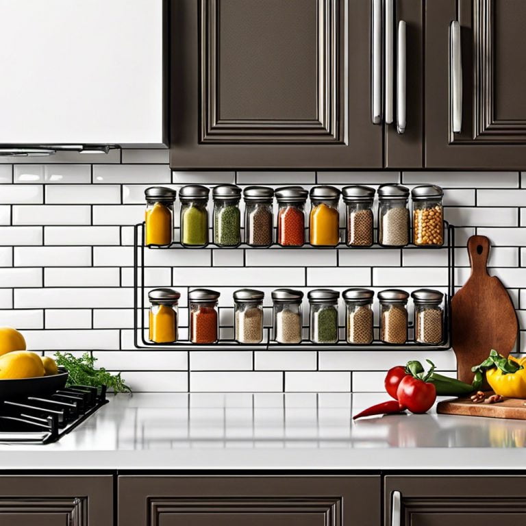 20 Backsplash Spice Rack Ideas for Your Kitchen