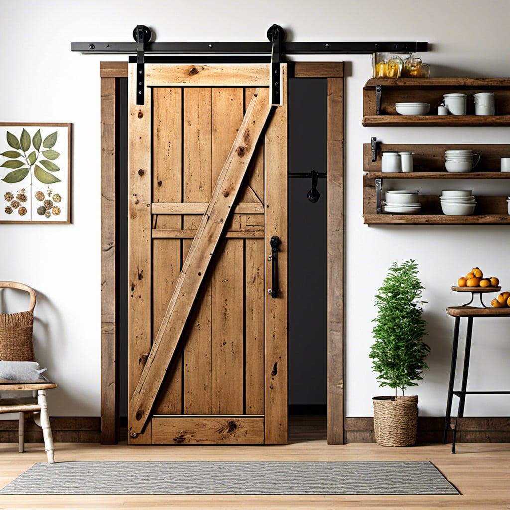 converted barn door swingers