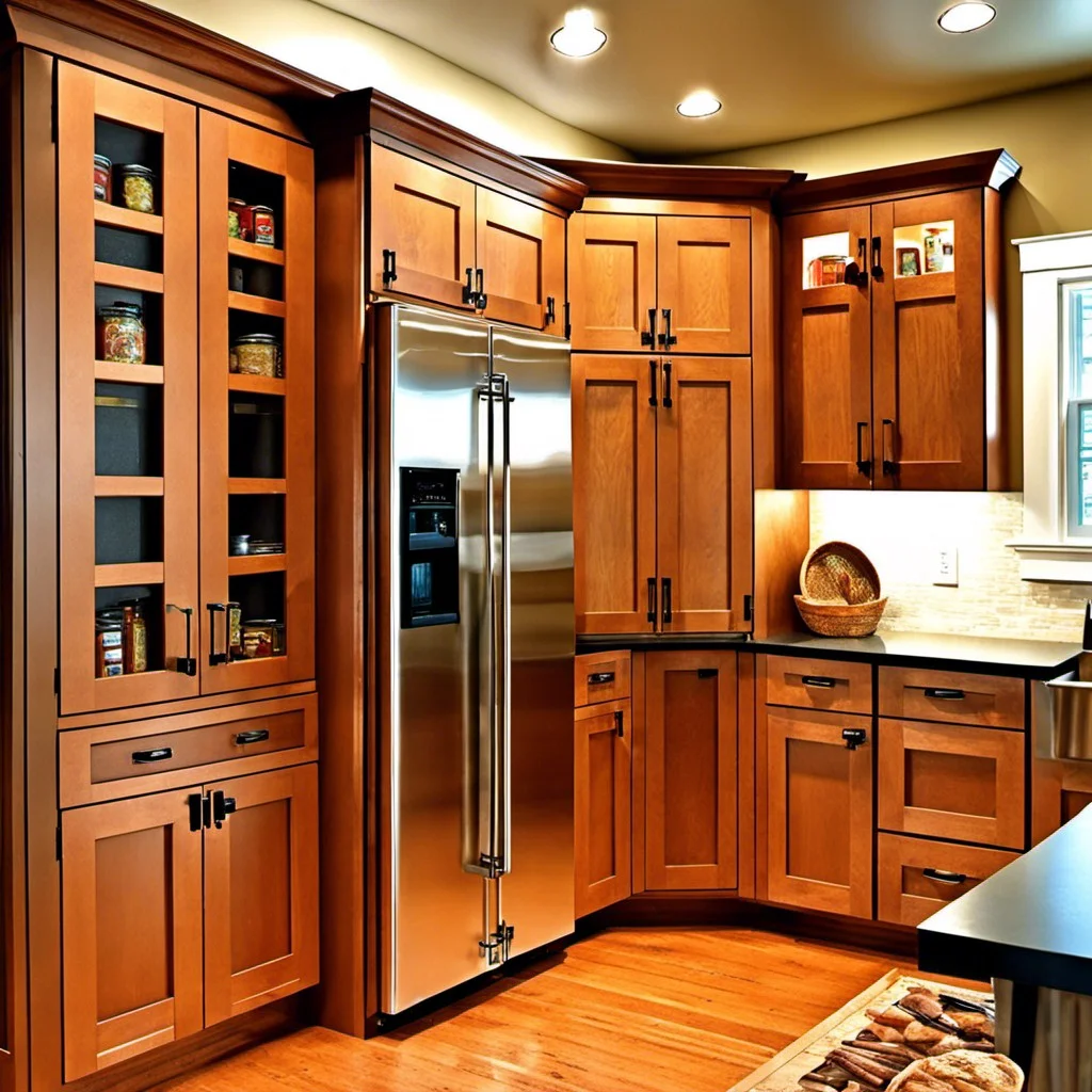 craftsman style swinging pantry doors