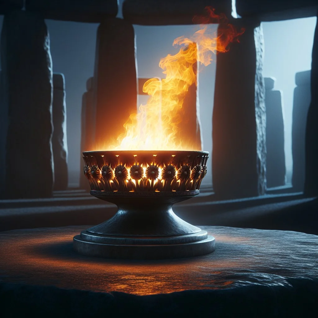 creating an eternal flame art piece