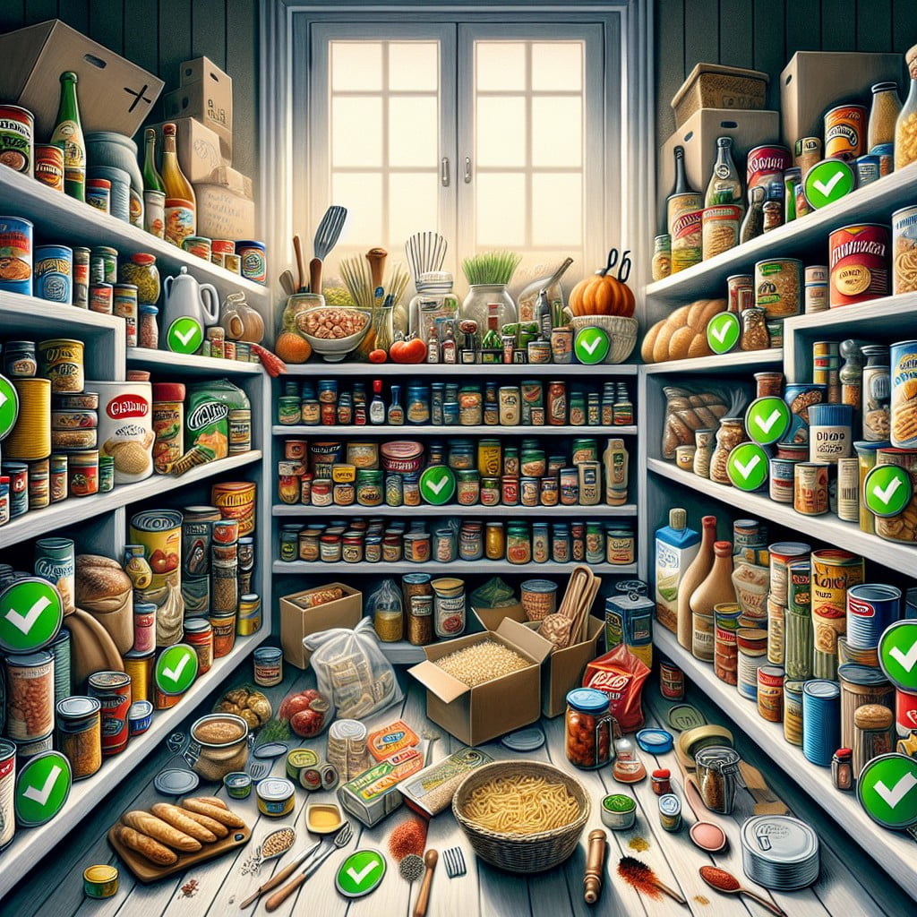 deciding what foods to save and what to toss before moving