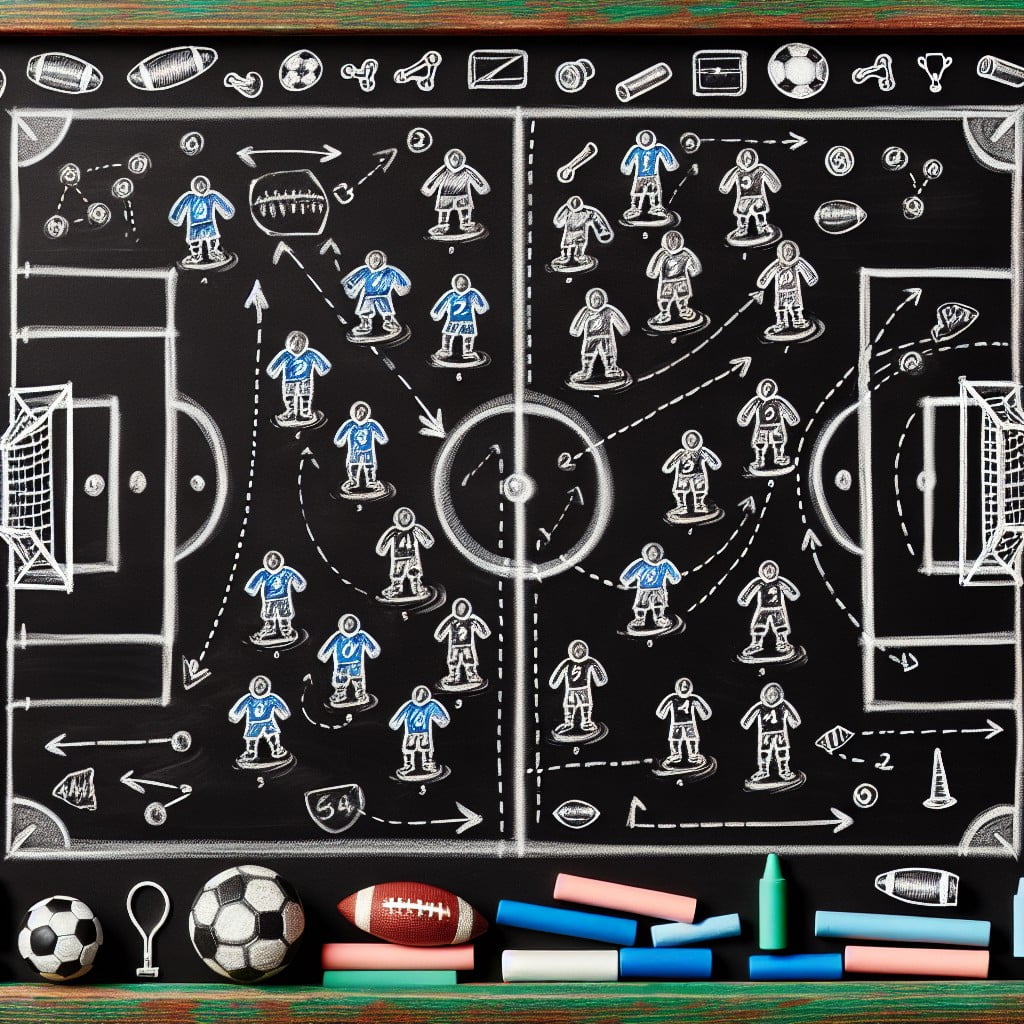 diy football formation learning