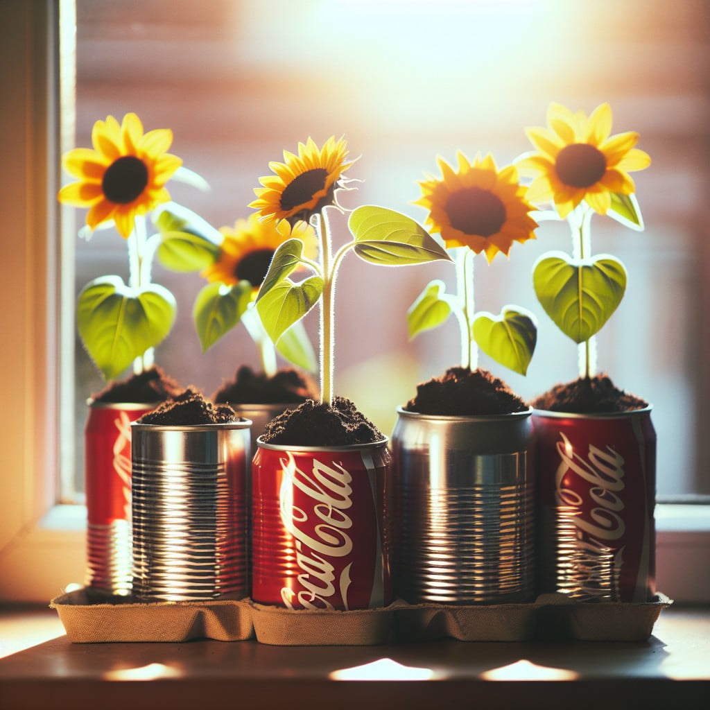 diy soda can planter