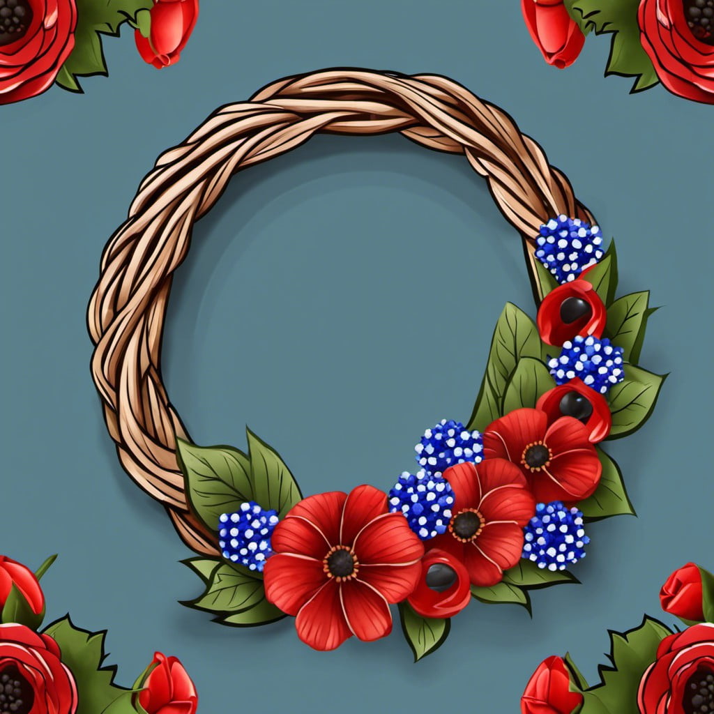 easy how to draw a memorial wreath tutorial and wreath coloring page