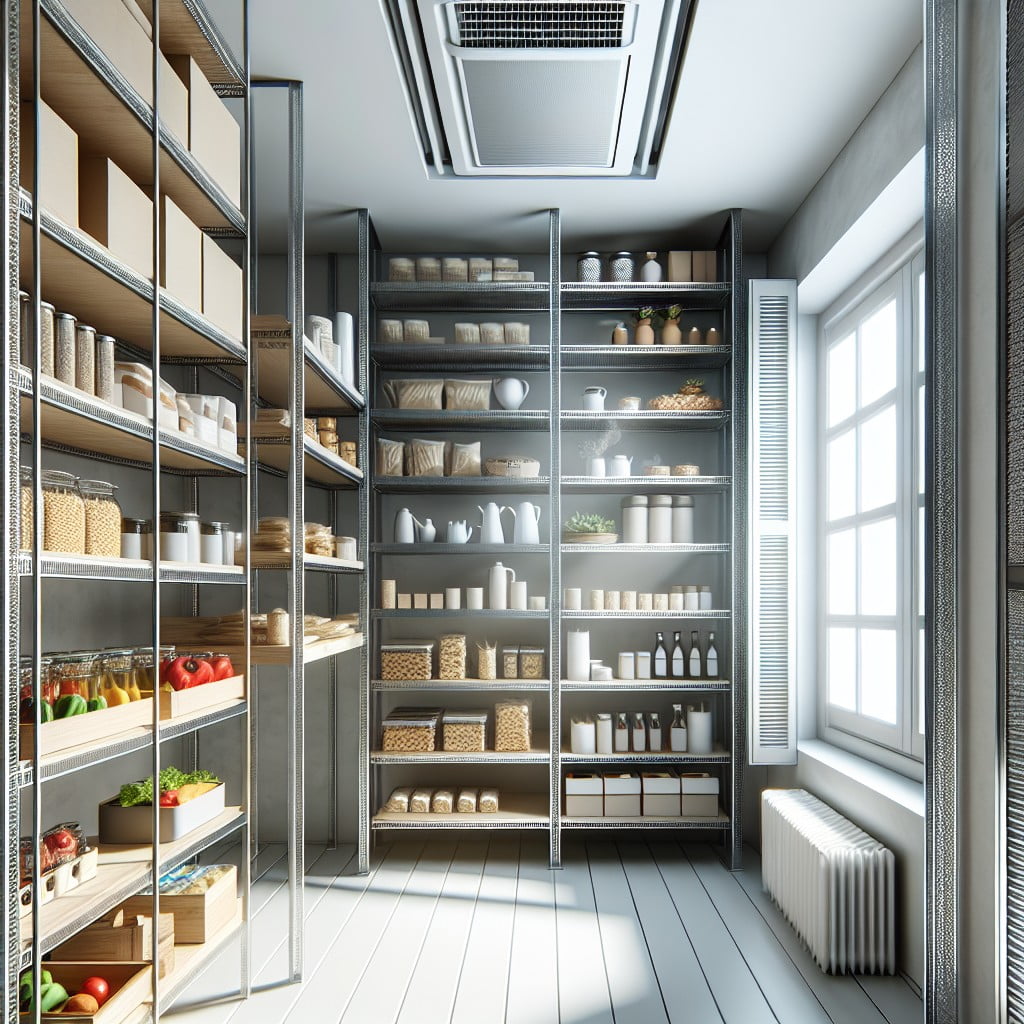 efficient pantry organization for optimal cooling