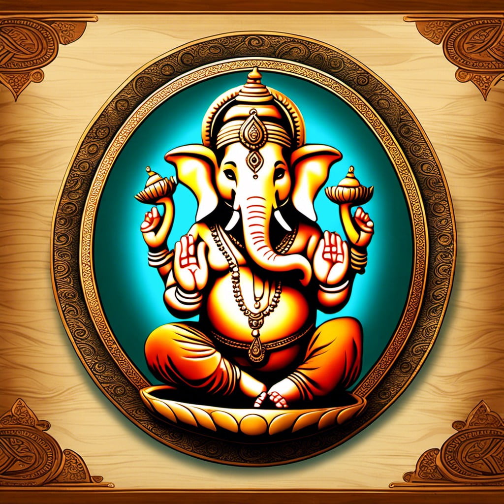 elephant god ganesha wall hanging