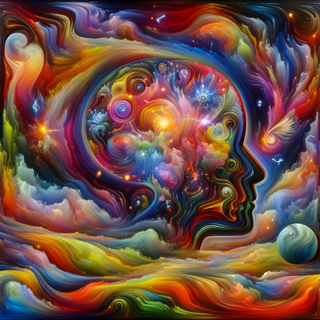 exploration of the mind psychedelic mystical art