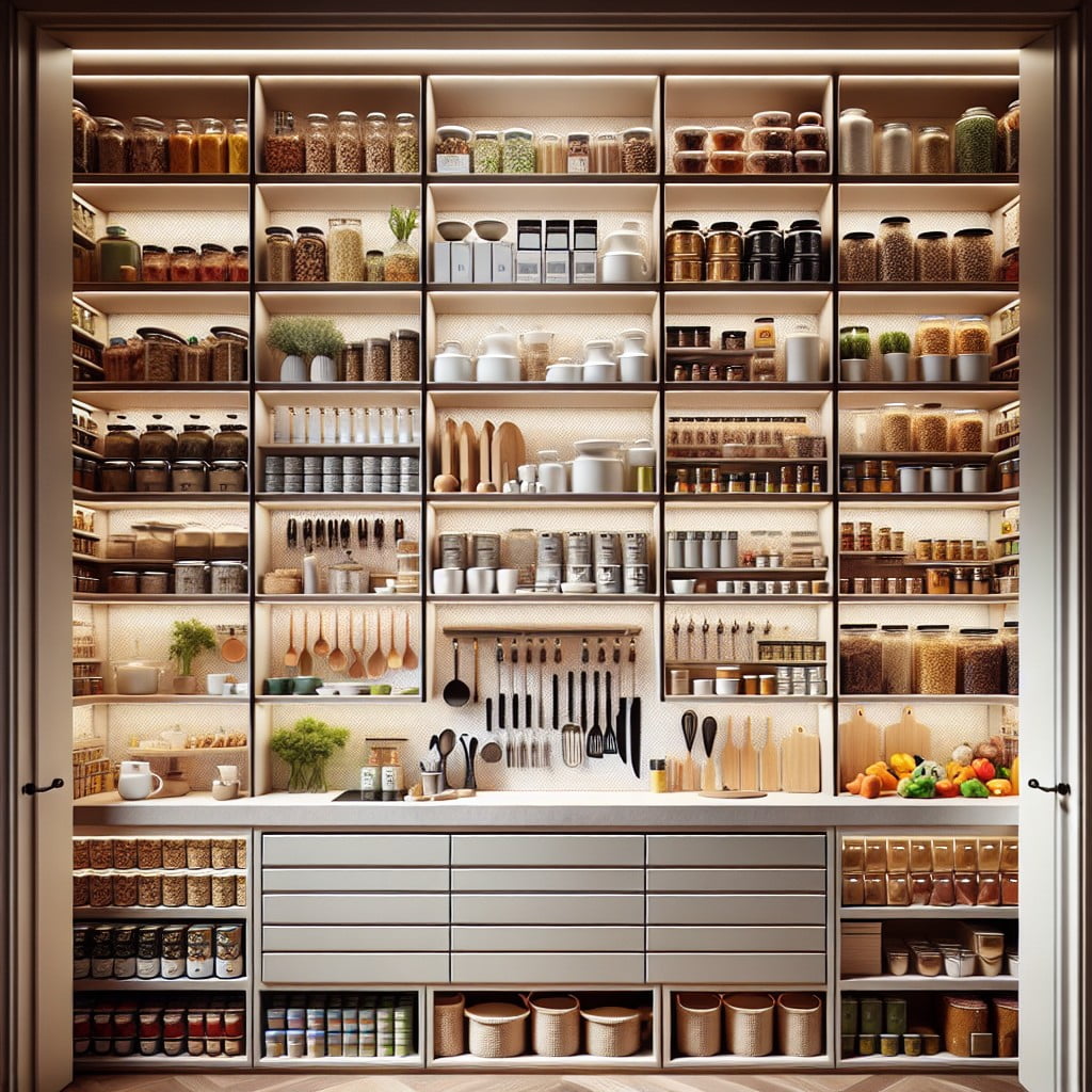 explore a wall wall covered pantry