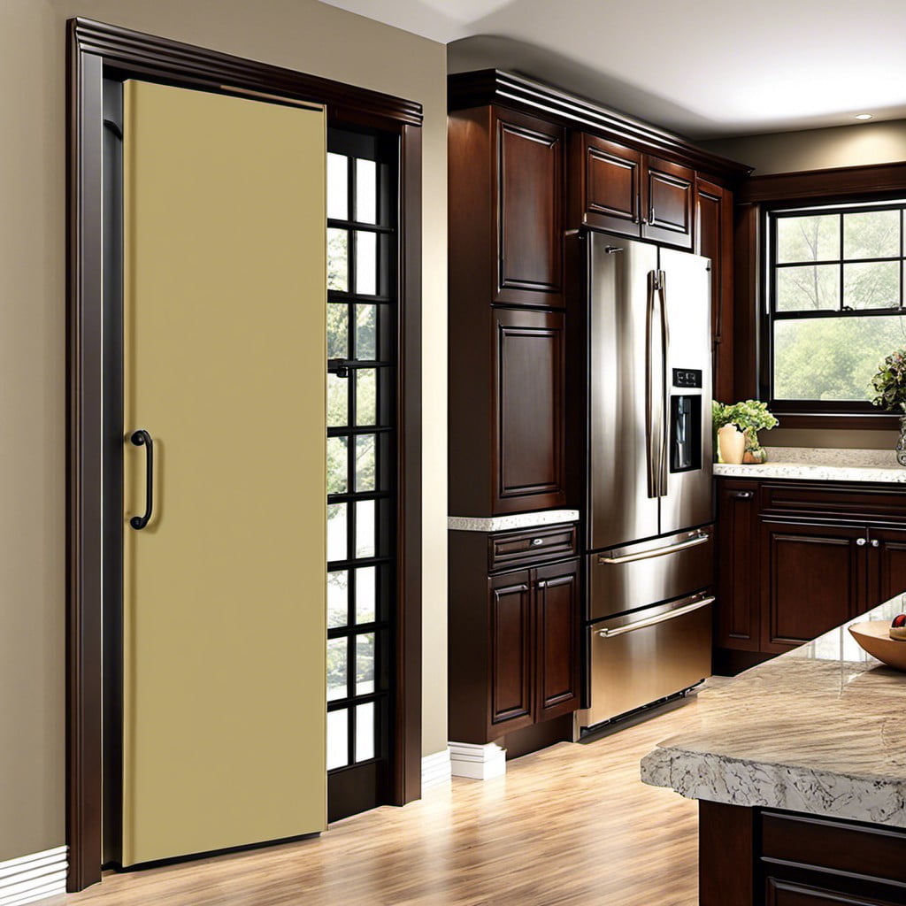 fiberglass swinging doors for pantry