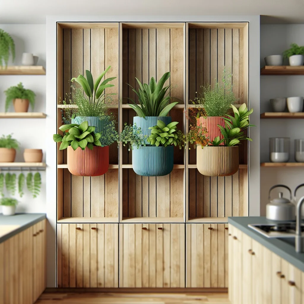floating shelves for small planters
