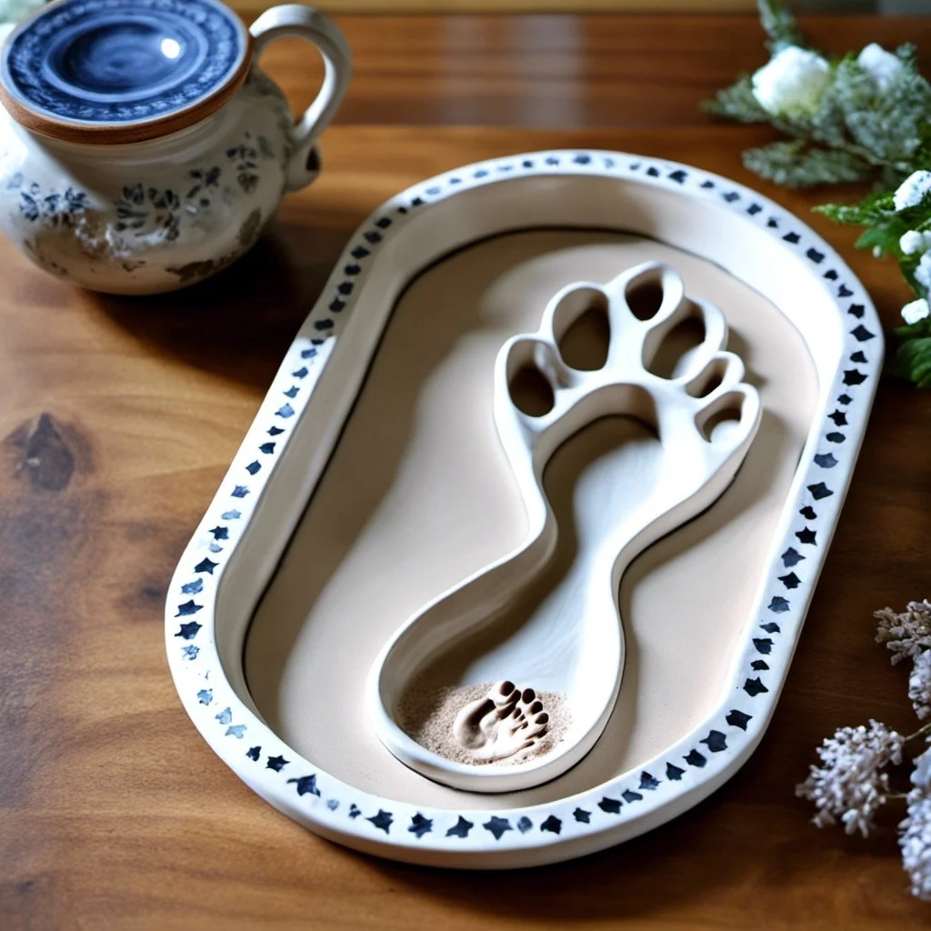 footprint keepsake tray