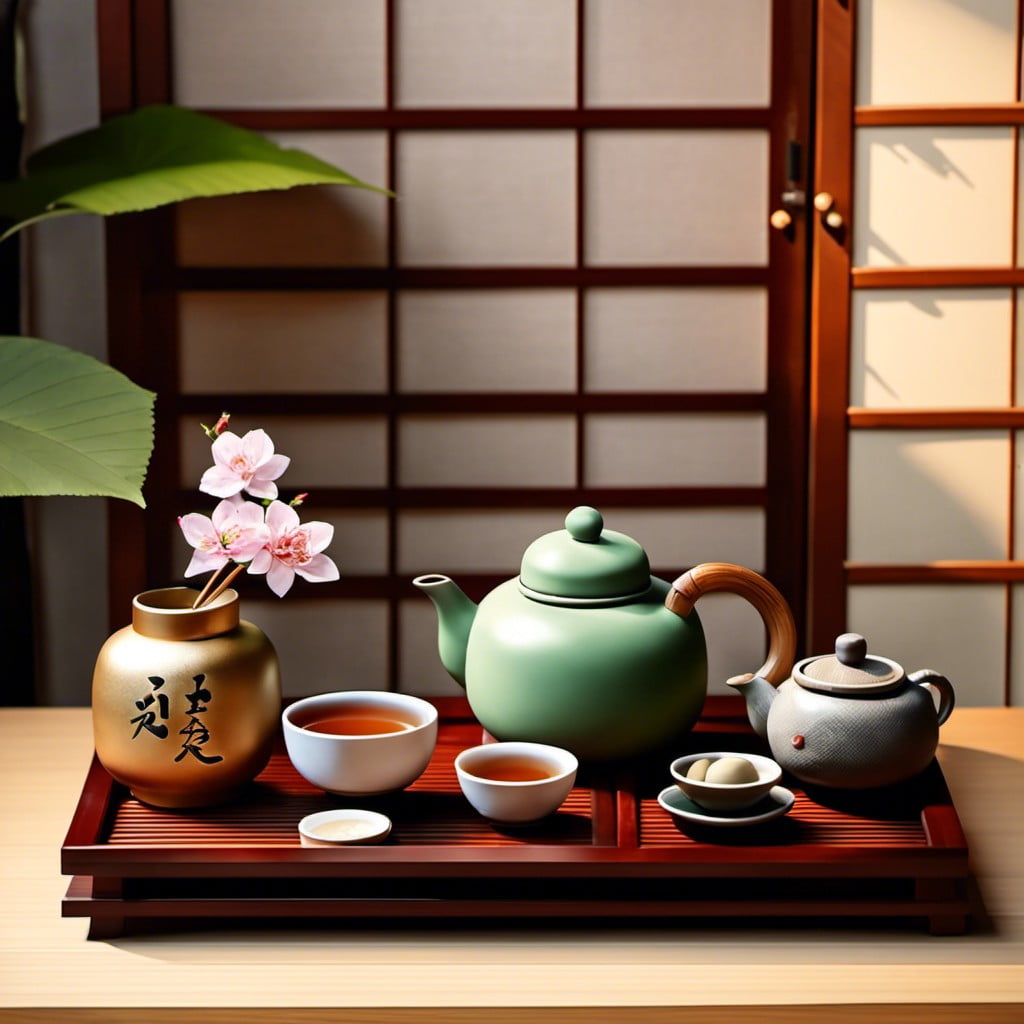 for a personal tea ceremony station