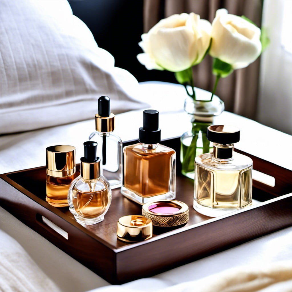 for organizing perfume bottles