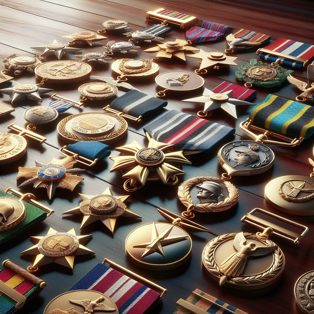 guide to drawing a collection of medals and decorations