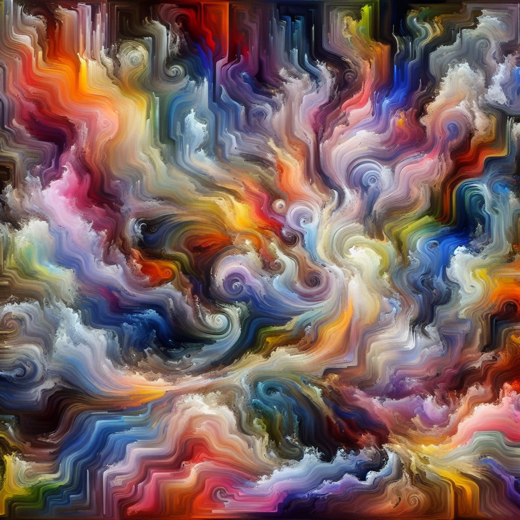 harmony in chaos abstract spiritual art