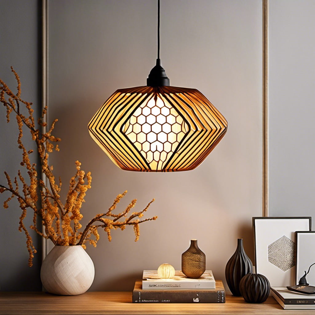 honeycomb hex pendant light