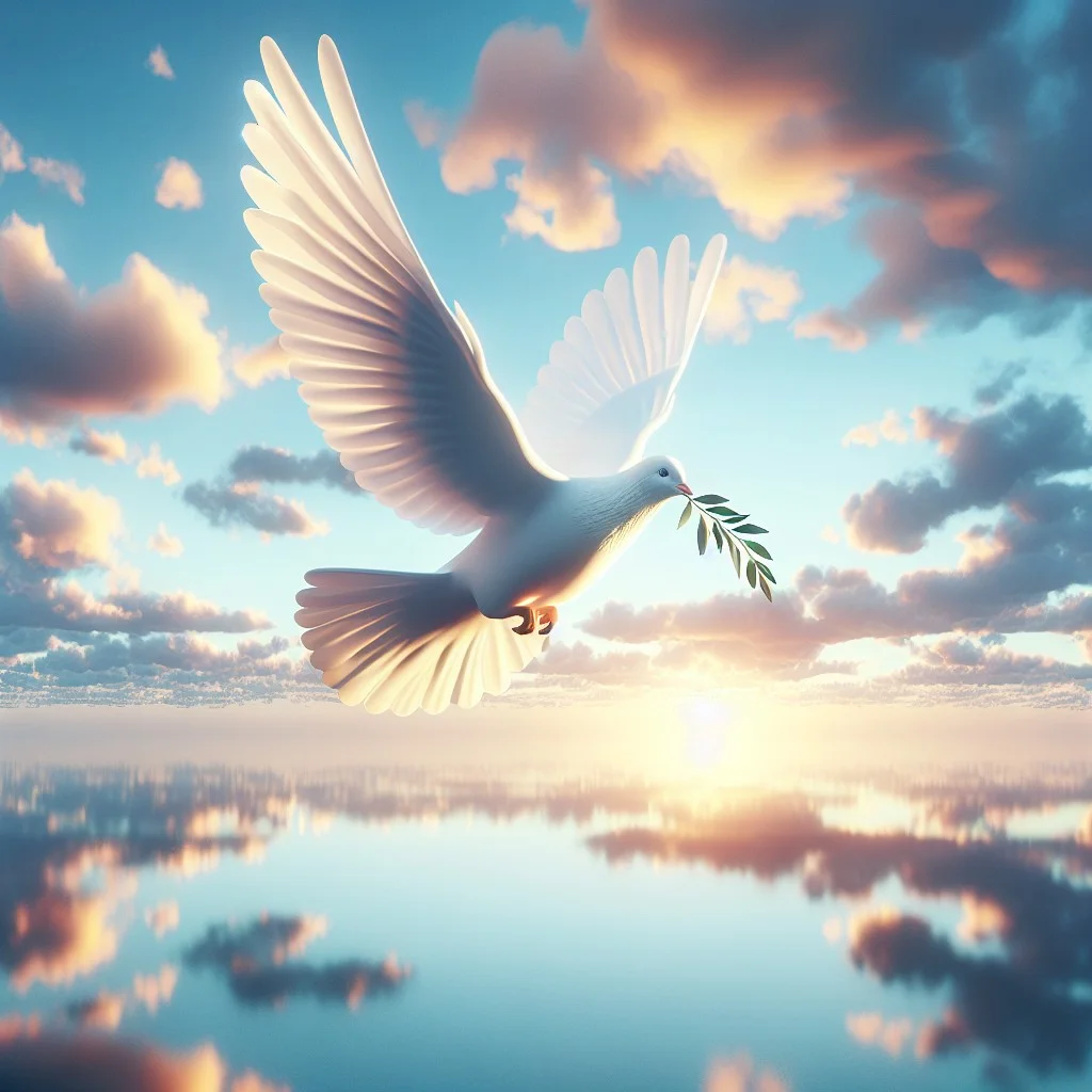how to draw a dove of peace and coloring page