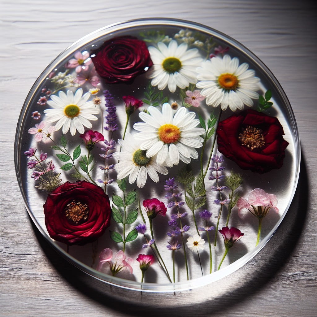 idea 12 floral epoxy tray with pressed flowers