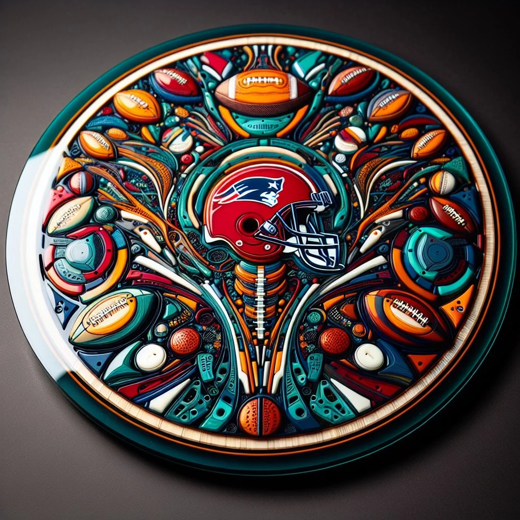 idea 17 sports team logo epoxy tray