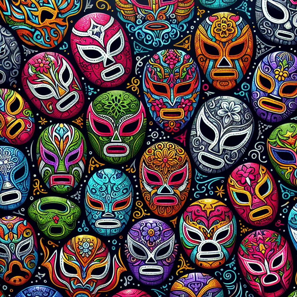 idea 21. luchador masks design