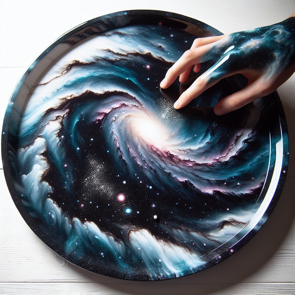 idea 6 galaxy inspired epoxy tray