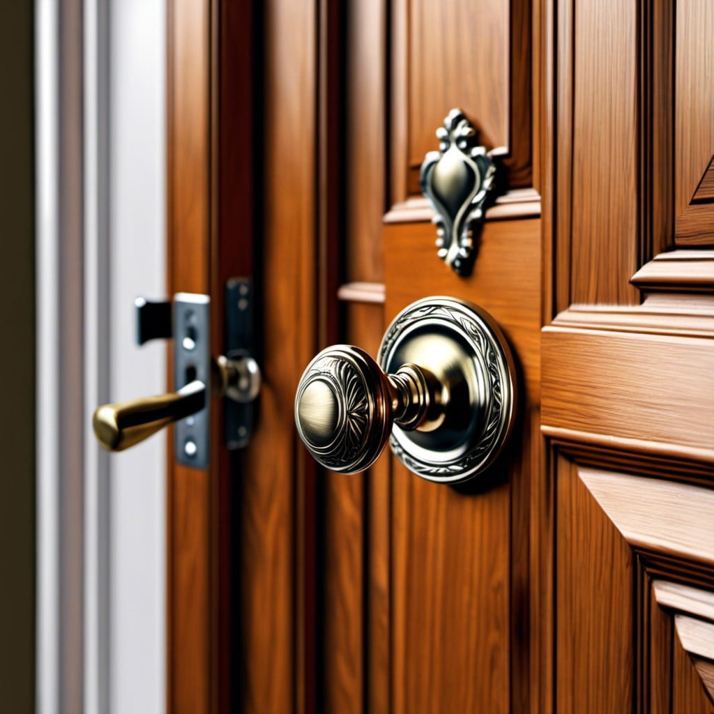 idea 8 install a keyed door knob