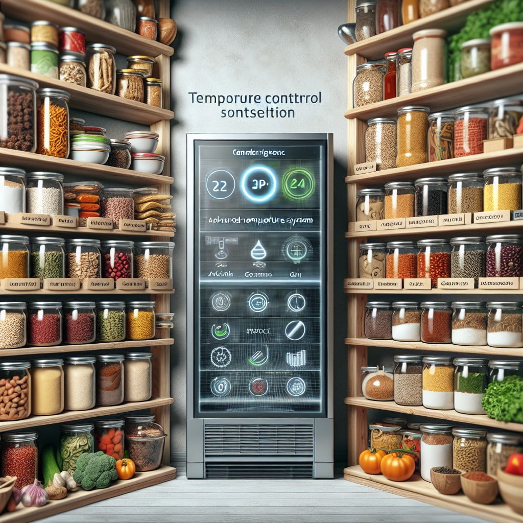 importance of temperature control in a pantry