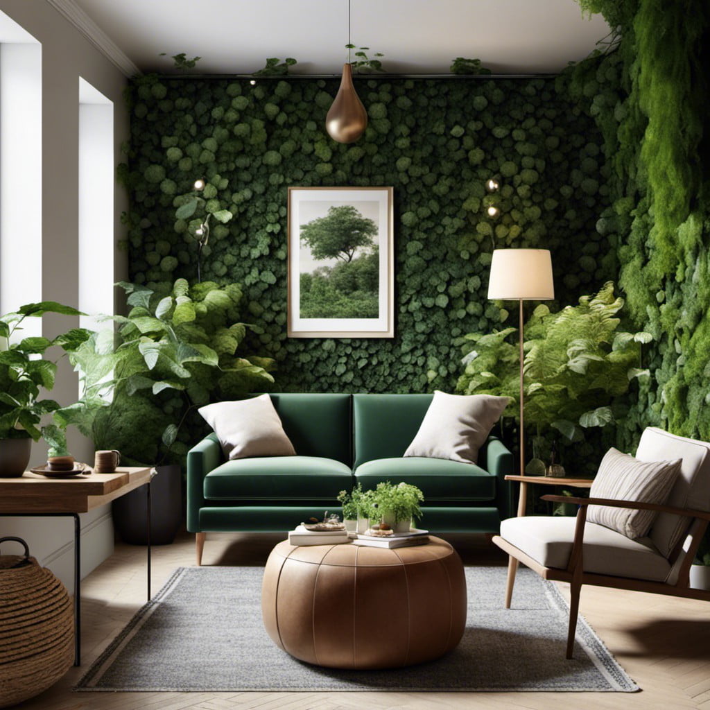 incorporating ivy walls in small spaces