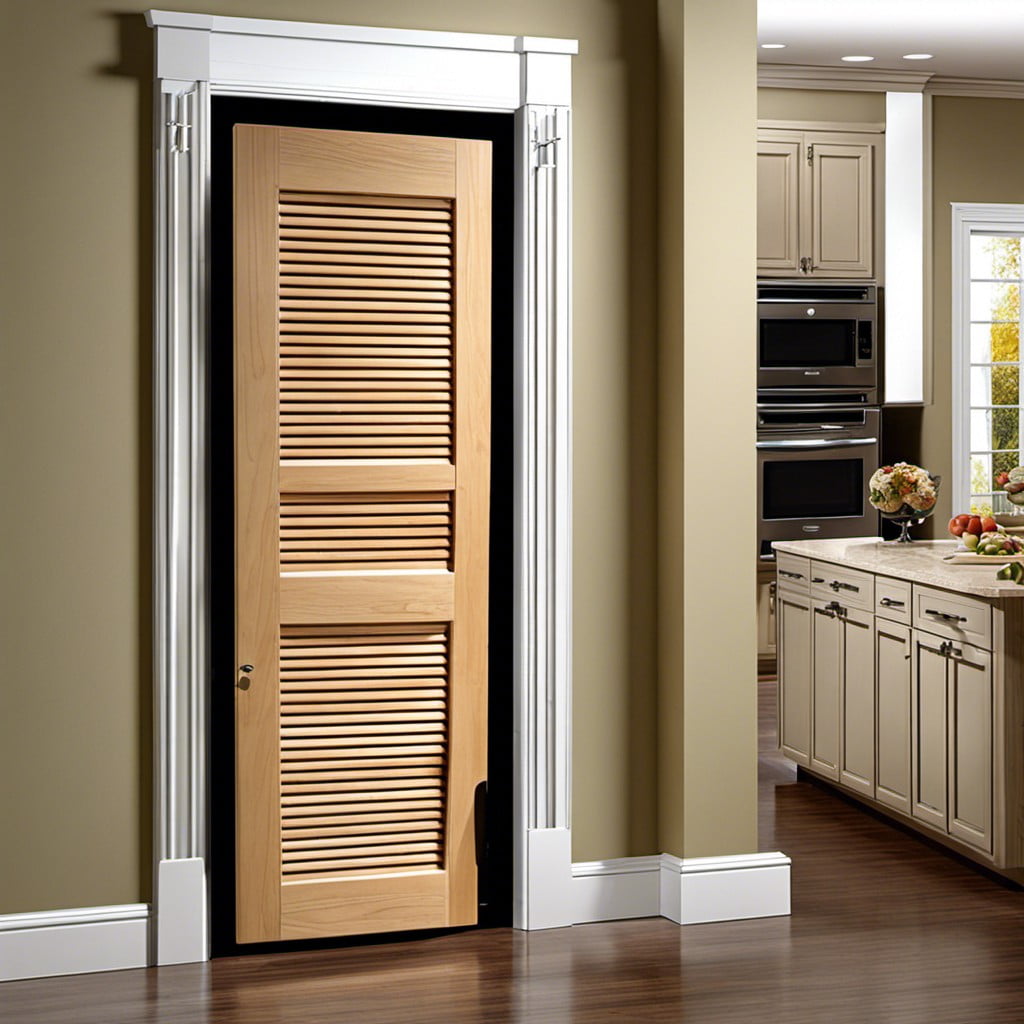 louvered swinging pantry doors